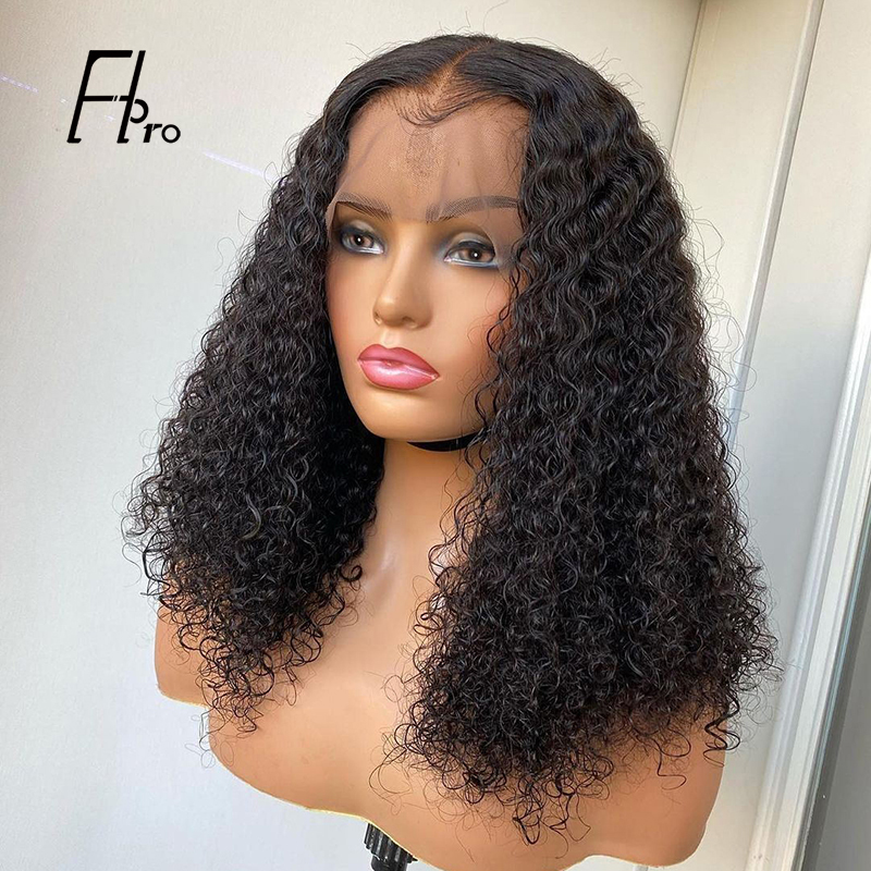 13x4 Front Lace Wig Curly Natural Density Virgin Hair Wigs